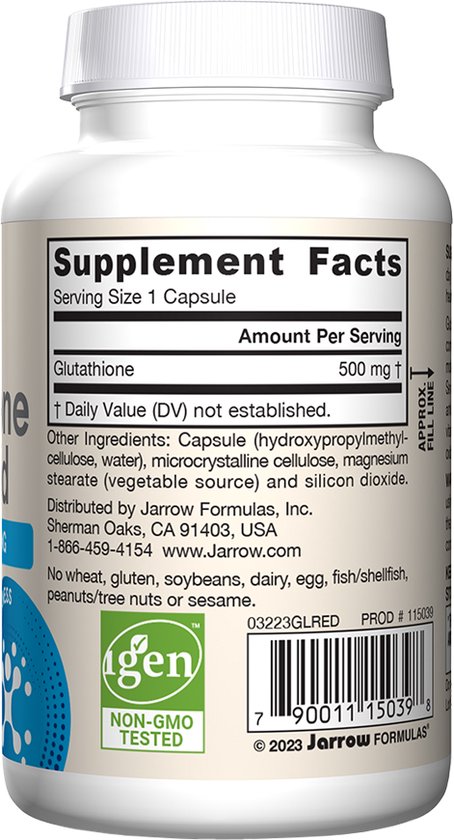 source naturals reduced glutathione Reduced Glutathione 500 mg 180 Veggie Capsules (Vegan,Non-GMO &  Gluten-Free) L-G