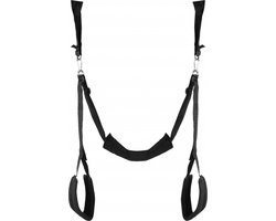 Shots - Ouch! OU903BLK - Over the Door Swing - Black