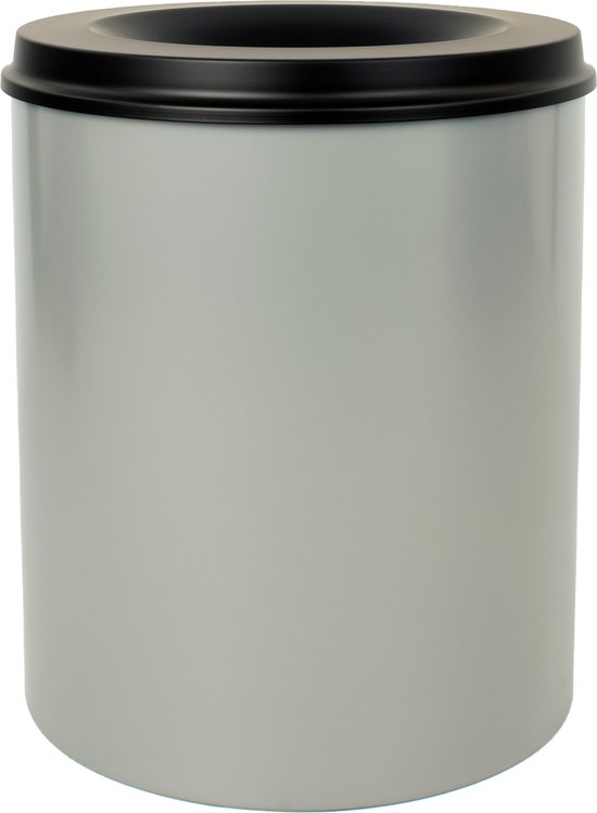 V-part - Vlamdovende papierbak 80 ltr - Steel - aluminiumgrijs, zwart