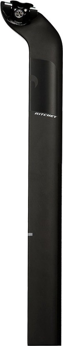Ritchey Pro Carbon Zadelpen Zilver 370 mm / 27.0 mm