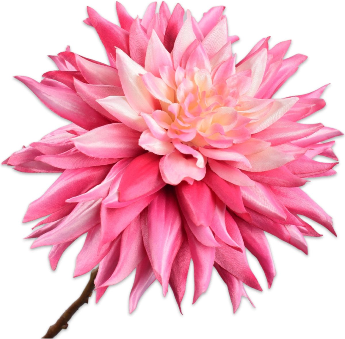 Silk-ka Kunstbloemen Zijden Bloemen Dahlia Steel Donker Roze 146263