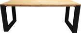 Wood4you - Eettafel New Orleans Roasted wood - 150/90 cm