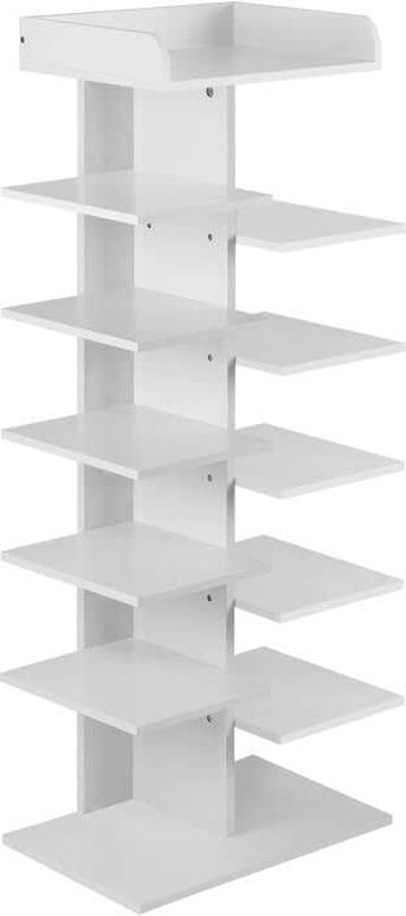 Schoenenkast, Doe-het-zelf Schoenenrek, Modulaire Schoenenstandaard Met Deur Dragbare Plastic Schoenenorganizer Opbergrek Voor Hal Slaapkamer Entree
