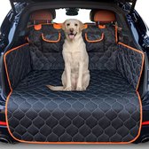 Kofferbakbescherming voor honden met zijbescherming, universele hondendeken, auto, kofferbak met bumperbescherming, antislip, waterdicht, krasbestendig, kofferbakdeken, beschermingsmat voor combi, bestelwagens en SUV's