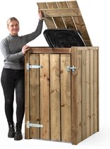 Containerombouw Peter - Kliko Ombouw Enkel - Containerberging - Containerkast enkel - Container berging - Wood Selections