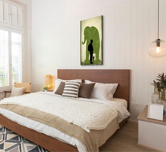 banksy art - woonkamer decoratie - bansky - banksy schilderijen - muurdecoratie woonkamer - aluminium schilderij - 50 x 70 cm 3mm