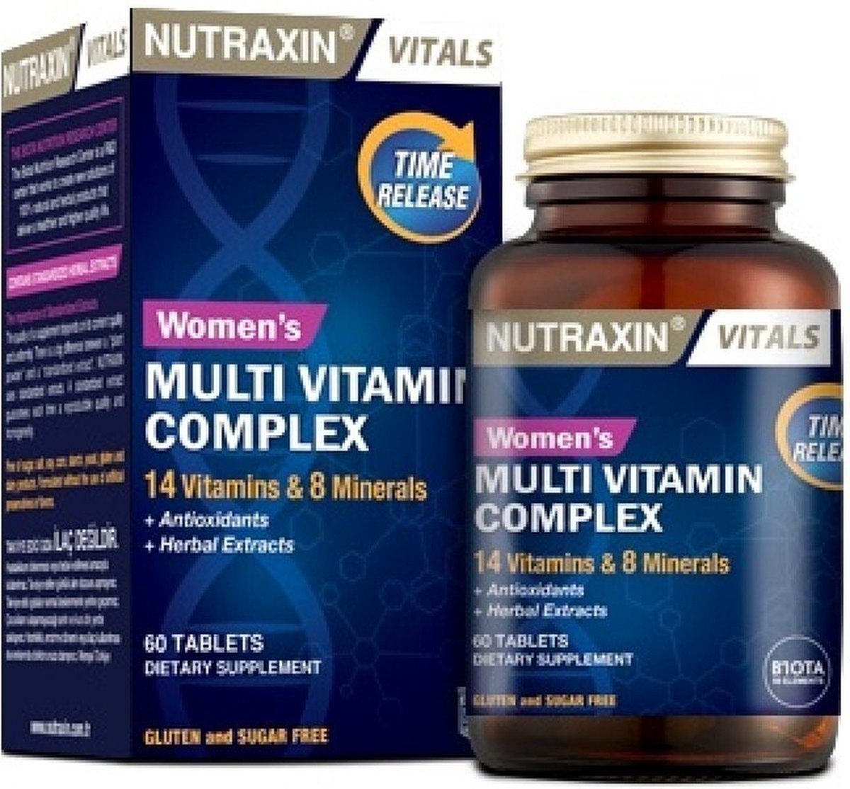 Goedkoopste Nutraxin- Multivitamin & Mineral Complex for Women's 60 tablets - supplement