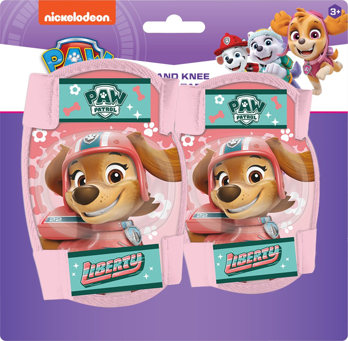 TataWay Paw Patrol Beschermingsset Voor Meisjes – Knie-, Elleboogbeschermers En Fietshandschoenen, Maat Tot 25 Kg