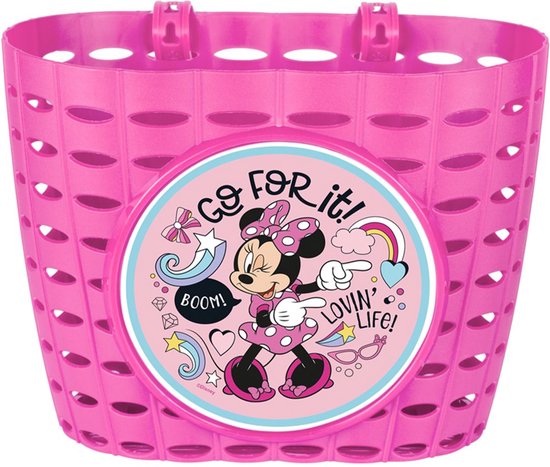 Disney Fietsmand Meisjes 20 Cm Roze