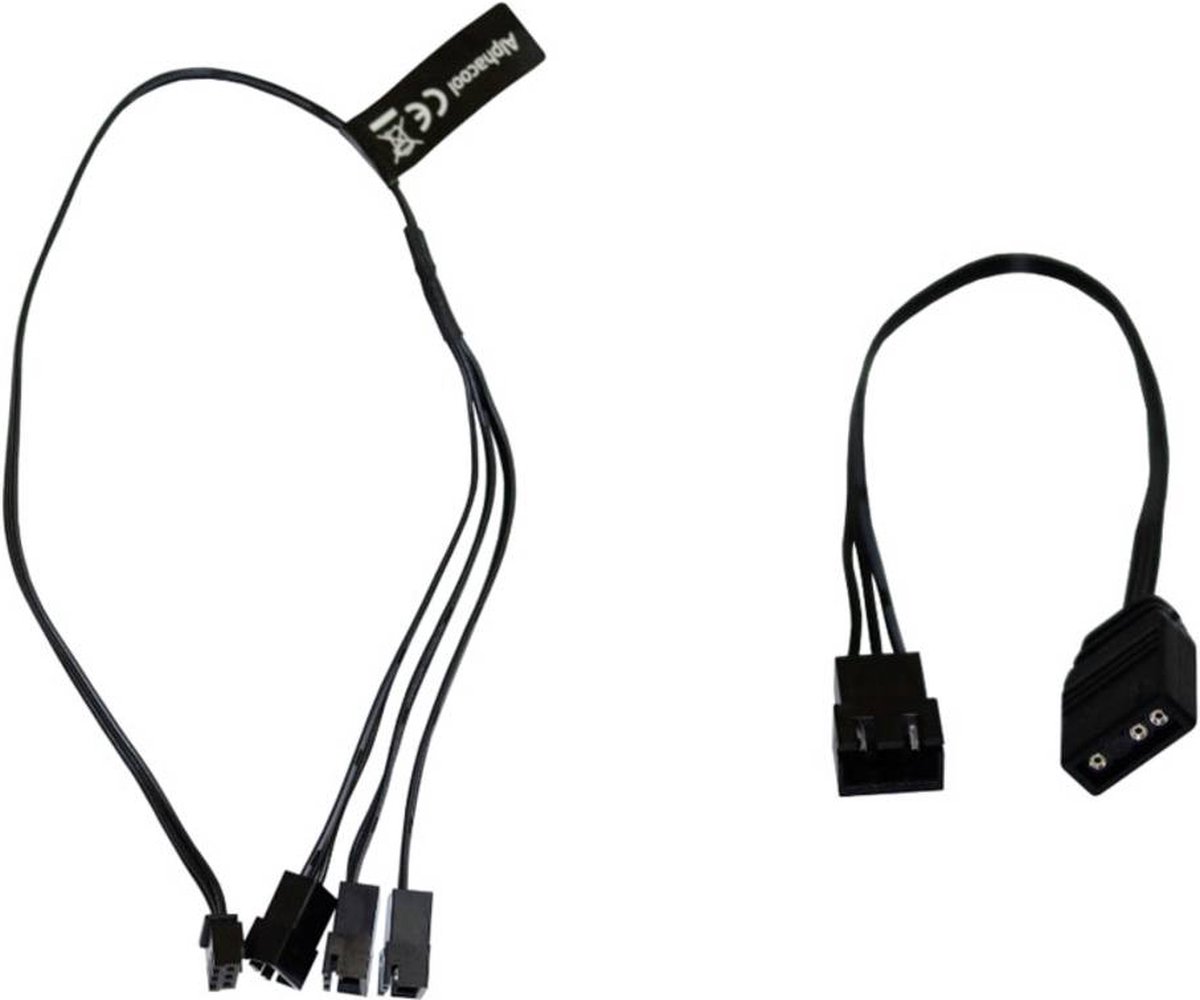 Image of Aansluitkabel PC-ventilator Zwart Alphacool