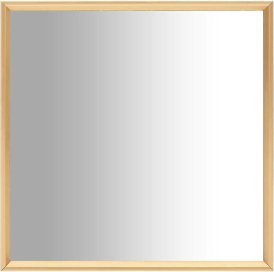 vidaXL - Spiegel - 40x40 - cm - goudkleurig