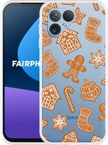 Cazy Hoesje geschikt voor Fairphone 5 Christmas Cookies