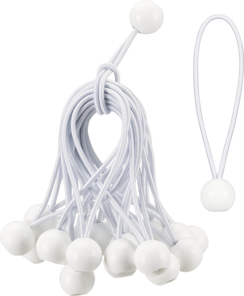 Tendeur sandow élastique blanc fixation banderole & bache