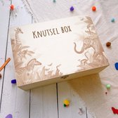 Houten knutselbox voor jongens en meisjes | Jungle sepia