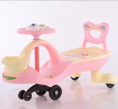 Wiggle Car pastel roos - roze loopauto PLasmacar swingauto TwistCar