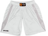 Spalding Jam Basketbalshort Dames - Wit / Zilver | Maat: L