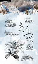 Clear stamps Sympathy messages - In loving memory nr. 560