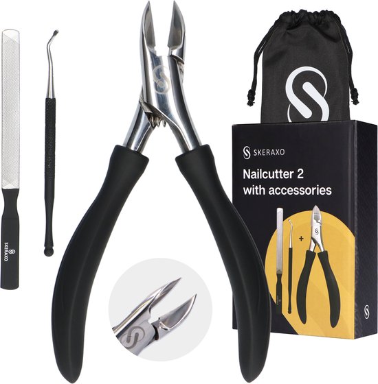 NailCutter Deluxe Nageltang voor harde teennagels - Nagelschaar - Manicure set - Teennagelknipper - Pedicureset