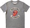 The Rolling Stones - Biker Tongue Heren T-shirt - 2XL - Grijs