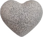 LBM mini urn hart steenlook - 450 ml - duurzaam kunststof