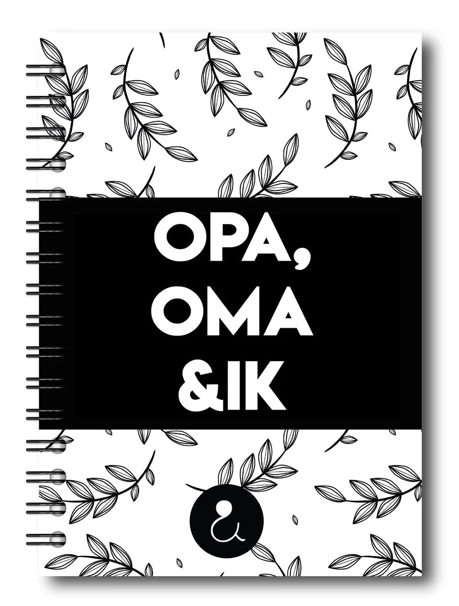Studio Ins & Outs Invulboek 'Opa, oma & ik' - Mono