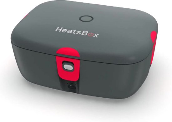 Faitron HeatsBox Go Mobiele elektrische lunchbox voor het verwarmen van  levensmiddelen, app-bediening, geïntegreerde batterij, lekvrije kom van