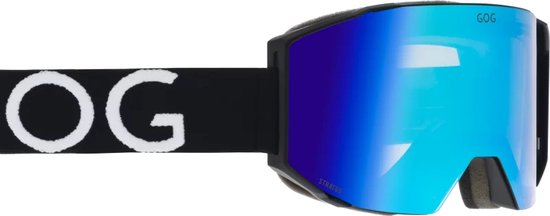 STRATUS Skibril Zwart – Heren & Dames – Anti-Fog – UV400 – Over-Bril (OTG)