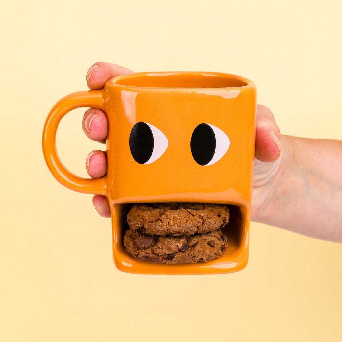 Koekjesmok Met Ogen - Oranje van Fisura