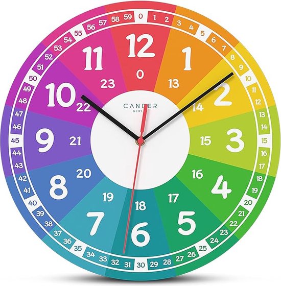 Horloge Murale Design Noir Et Or Contemporaine - Horloge - Pendule BUT