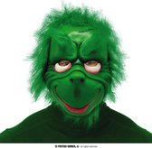 GUIRMA - Groen kerstmonster masker voor volwassenen