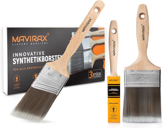 HORNBACH Platte kwast voor muurverf 65 mm kopen! | HORNBACH