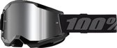 Lunettes 100% Motocross VTT Strata 2 avec écran miroir - Zwart -