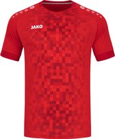 Jako Pixel Shirt Manches Courtes Hommes - Sport Rouge | Taille : XL