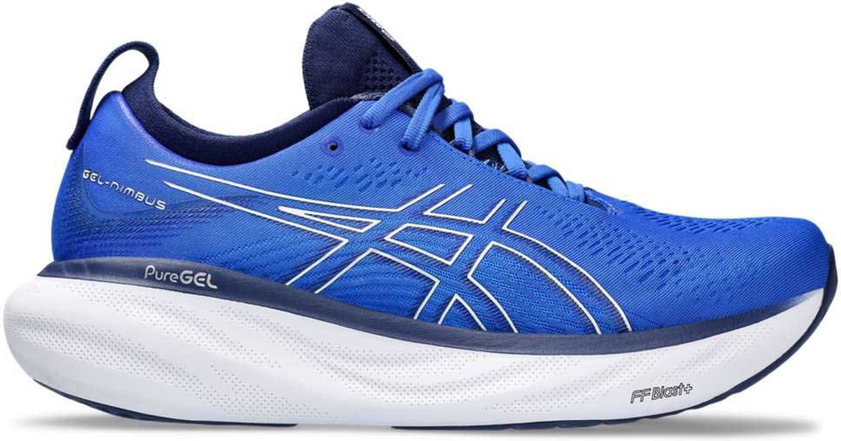 Asics Gel-nimbus 25 Hardloopschoenen 1/2 Man Zilver