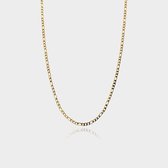 Figaro Ketting 3 mm - Gouden Schakelketting - 60 cm lang - Ketting Heren - Olympus Jewelry