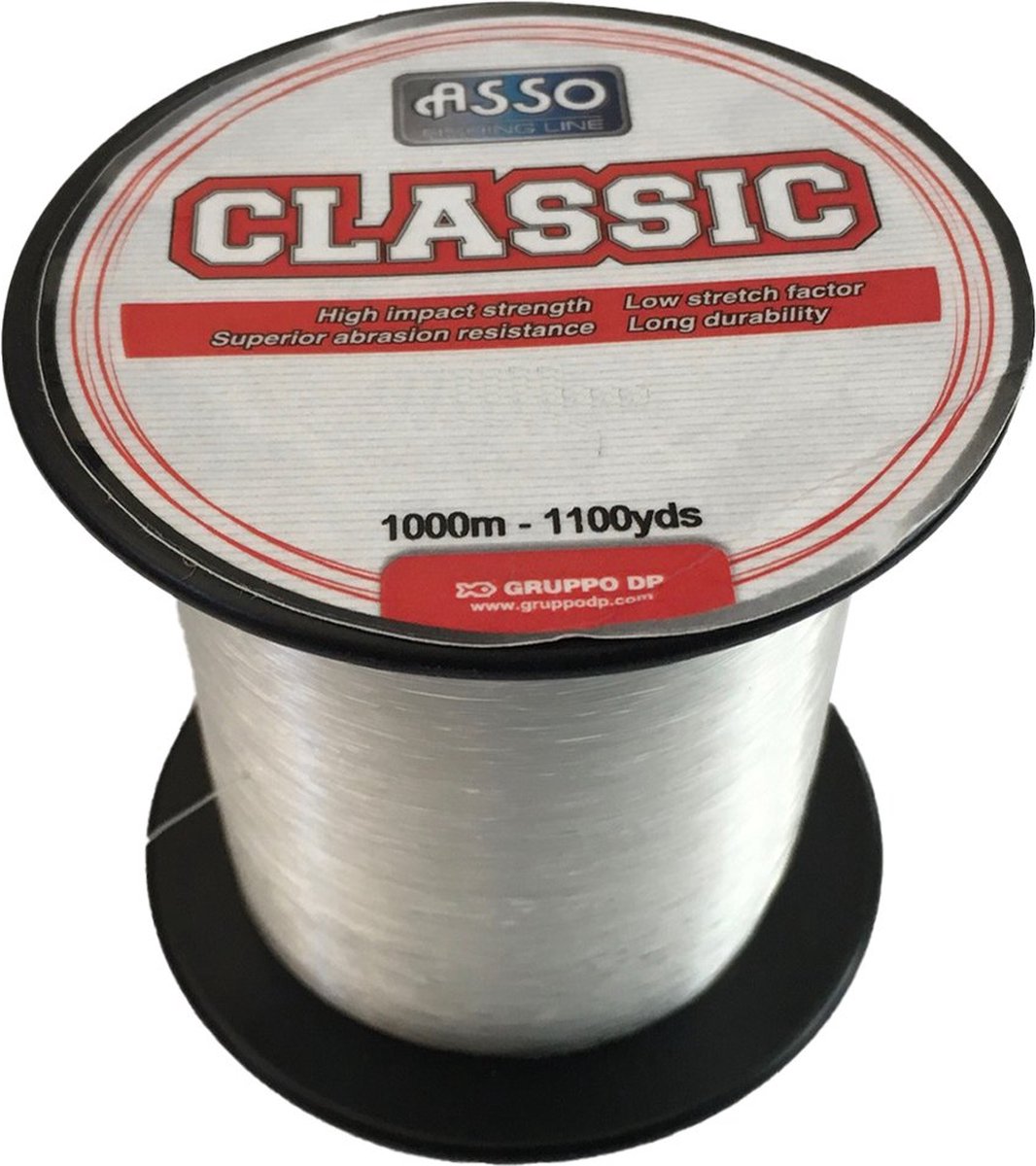 Asso Classic 1000 M Monofilament Transparant 0.700 mm