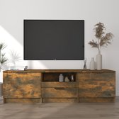vidaXL Tv-meubel vidaXL - Gerookt eiken - 140 x 35 x 40 cm - Praktisch en hoogwaardig - Kast