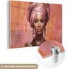 Peinture femme, Rose