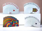 2x jeu de cartes à jouer - étanche - 100% plastique - Cartes à Play Domino - 2 paquets de cartes à jouer