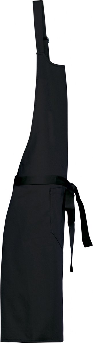 Schort/Tuniek/Werkblouse Unisex One Size Kariban Black 100% Katoen