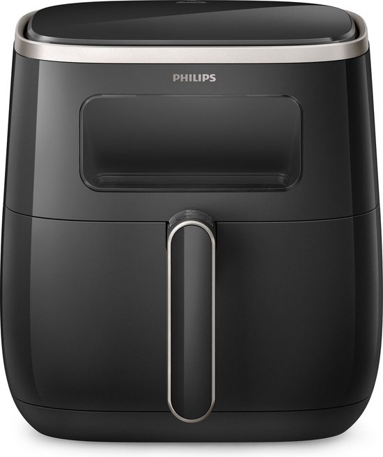 Philips Airfryer 3000 Series - HD9257/88 - 6,2 liter (XL) – Heteluchtfriteuse – 13 in 1 kookfuncties - Quickclean - Met venster