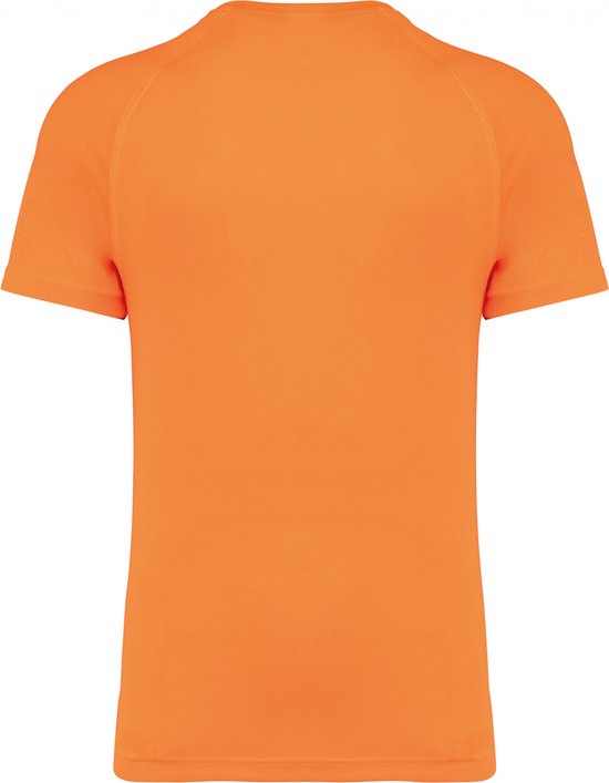 SportT-shirt Heren 3XL Proact Ronde hals Korte mouw Fluorescent Orange 100% Polyester