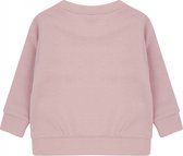 Sweatshirt Kind 24/36M Larkwood Ronde hals Lange mouw Soft pink 60% Katoen, 40%