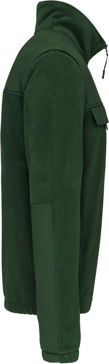 WK. Designed To Work Fleecejas met afneembare mouwen WK9105 Forest Groen
