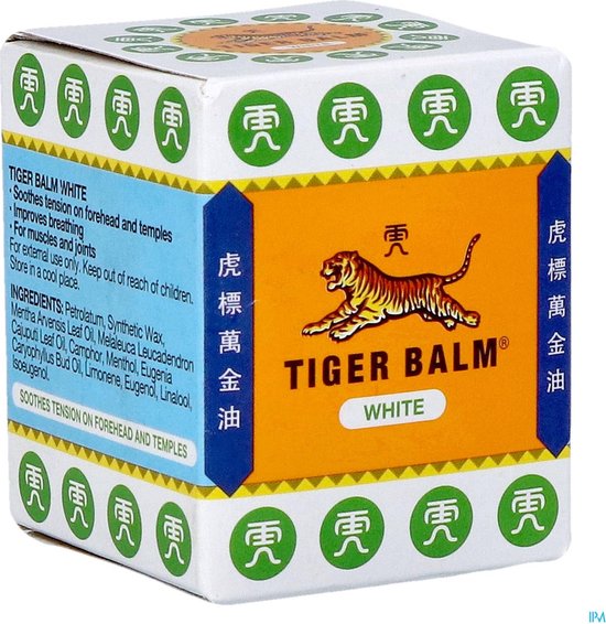 Tiger Balm Wit - Tijgerbalsem - Spierbalsem - 30 gram - Tiger Balm