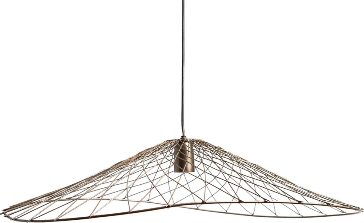1304 Design - Hanglamp - OLIVER - Antiek Brons - 70x60x15cm