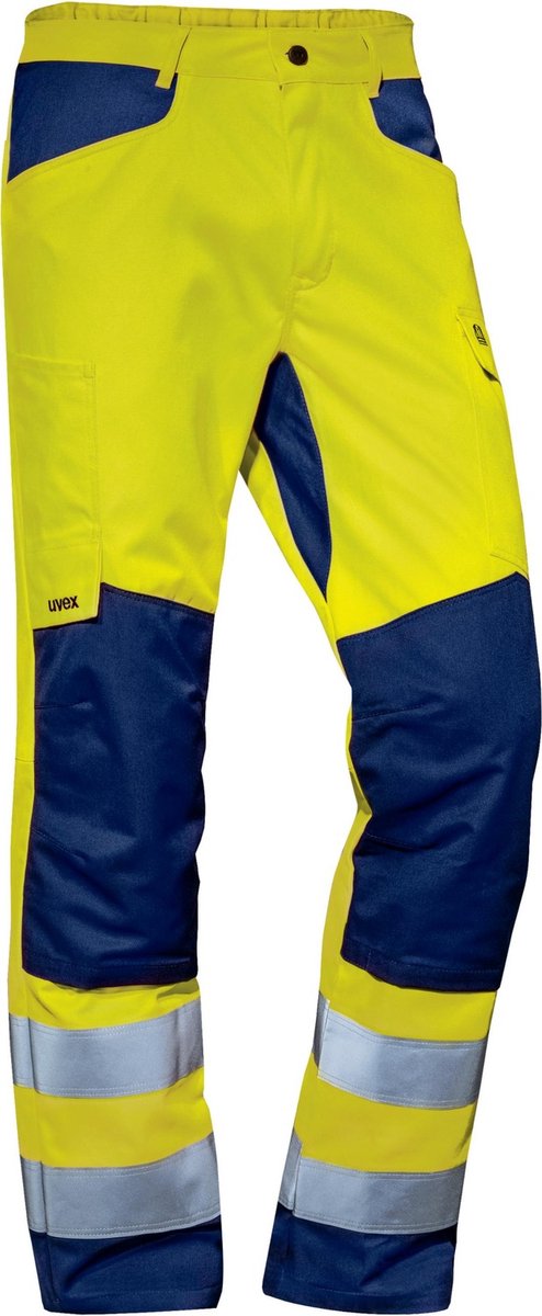 Uvex Cargo-broek Construction Geel, waarschuwingsgeel (88268)