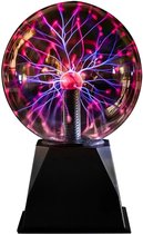 Goeco Plasma bol - plasmabol 5 inches met fascinerend schouwspel van bliksems - Perfect voor kinderen - Super gaaf effect! - Aanraakgevoelig - Extra dik glas, extra veilig!