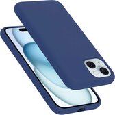Cadorabo Hoesje geschikt voor Apple iPhone 15 in LIQUID BLAUW - Beschermhoes gemaakt van flexibel TPU silicone Case Cover