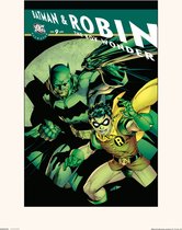 Kunstdruk DC Comics Batman And Robin TBW 9 30x40cm
